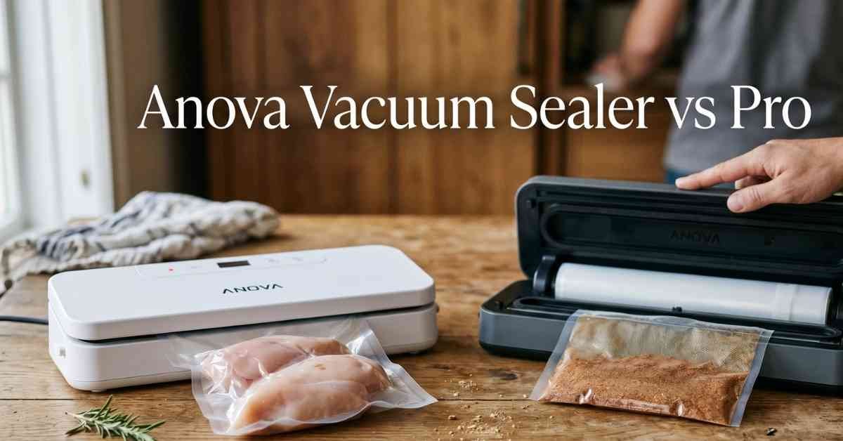 Anova Vacuum Sealer vs Pro A Hands-On Battle for Kitchen Space
