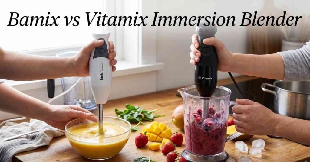 Bamix vs Vitamix Immersion Blender