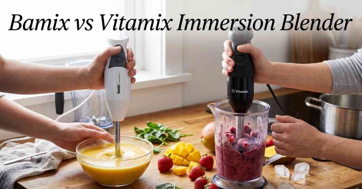 Bamix vs Vitamix Immersion Blender