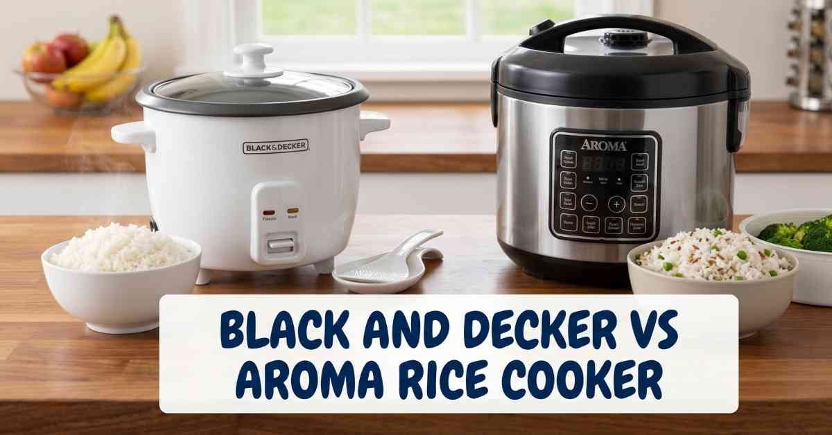 Black And Decker Vs Aroma Rice Cooker