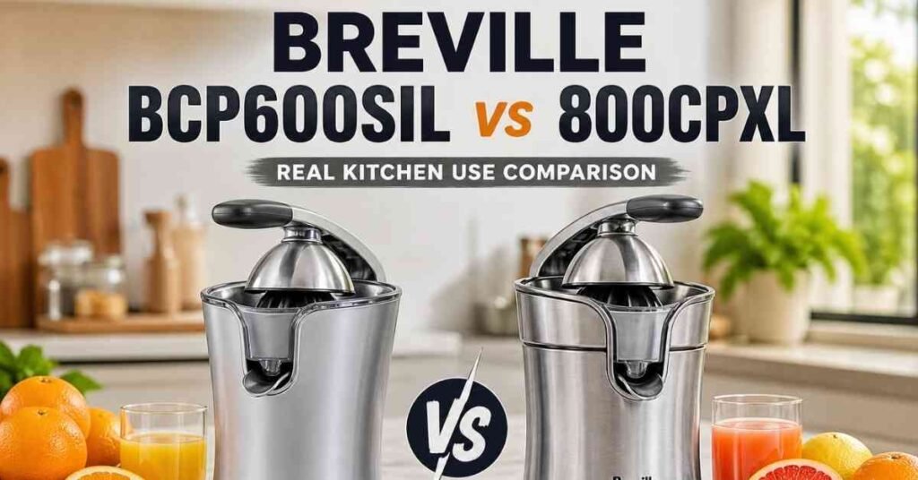 Breville BCP600SIL Vs 800CPXL