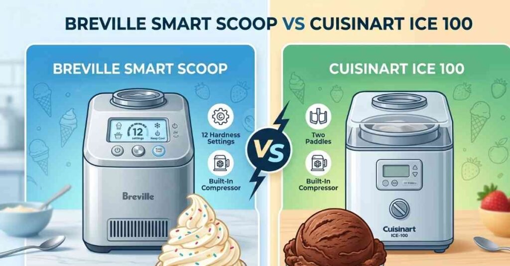 Breville Smart Scoop Vs Cuisinart Ice 100