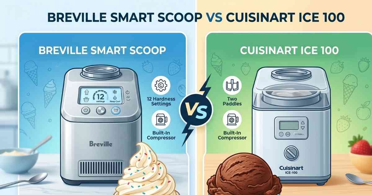 Breville Smart Scoop Vs Cuisinart Ice 100