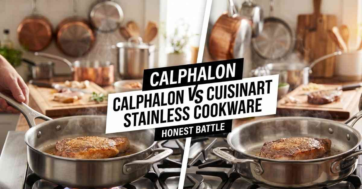 Calphalon Vs Cuisinart Stainless Cookware