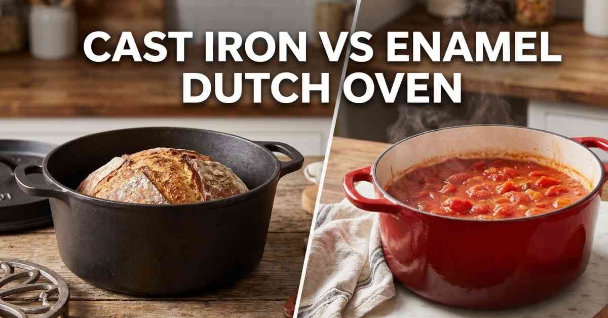 Cast Iron Vs Enamel Dutch Oven Honest Kitchen Clash