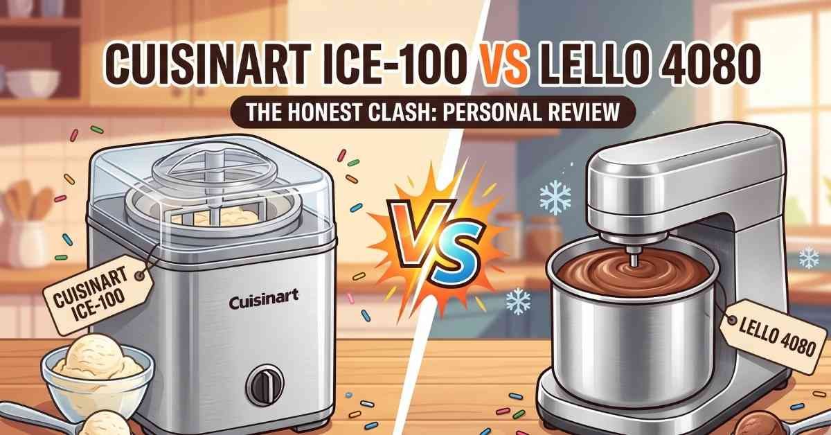 Cuisinart ICE-100 Vs Lello 4080