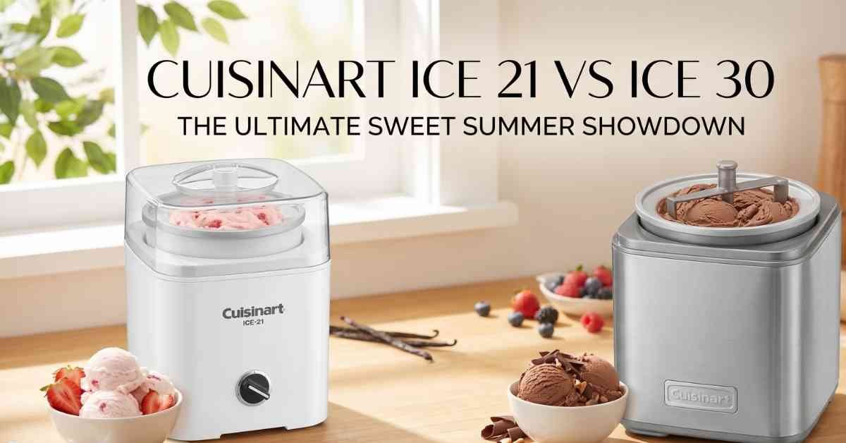 Cuisinart Ice 21 Vs Ice 30 Best Sweet Summer Choice!