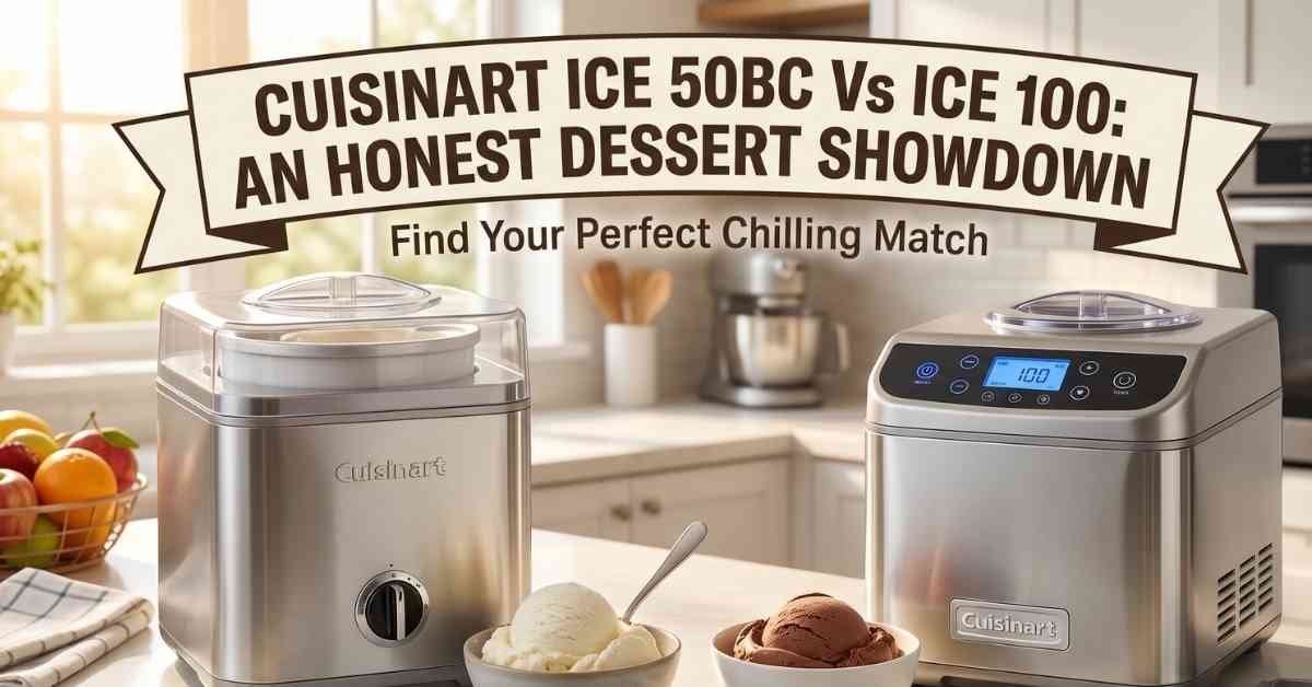 Cuisinart Ice 50BC Vs Ice 100 My Honest Chilling Clash