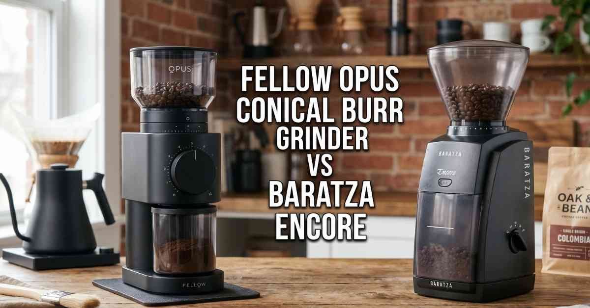Fellow Opus Conical Burr Grinder vs Baratza Encore: My Take