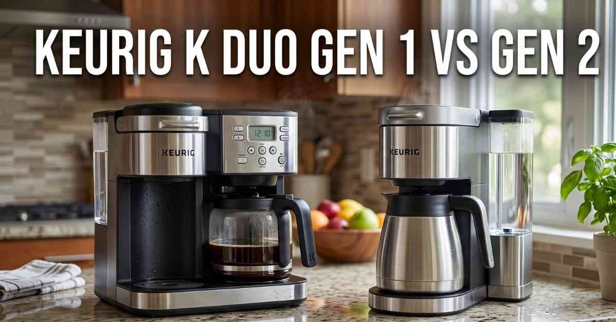 Keurig K Duo Gen 1 Vs Gen 2