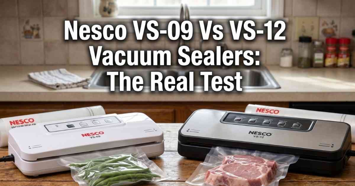 Nesco VS-09 Vs VS-12 Vacuum Sealers An Honest Test