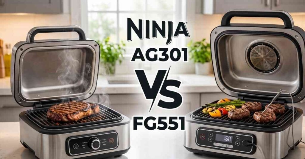 Ninja AG301 Vs FG551 Which Thrilling Grill Wins