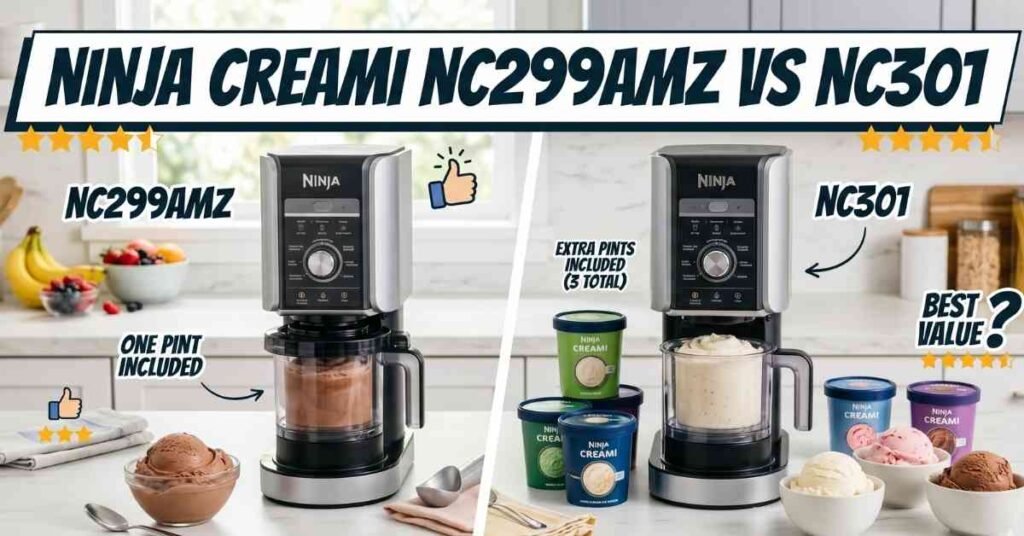 Ninja Creami Nc299amz Vs Nc301 My Honest Tasty Review