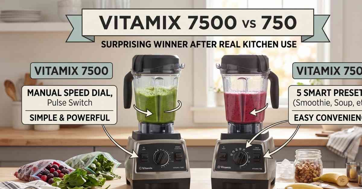 Vitamix 7500 vs 750 Surprising Winner After Real Use