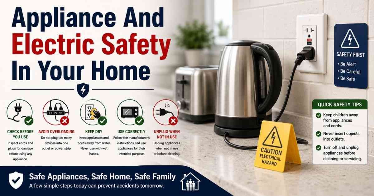Appliance And Electric Safety In Your Home