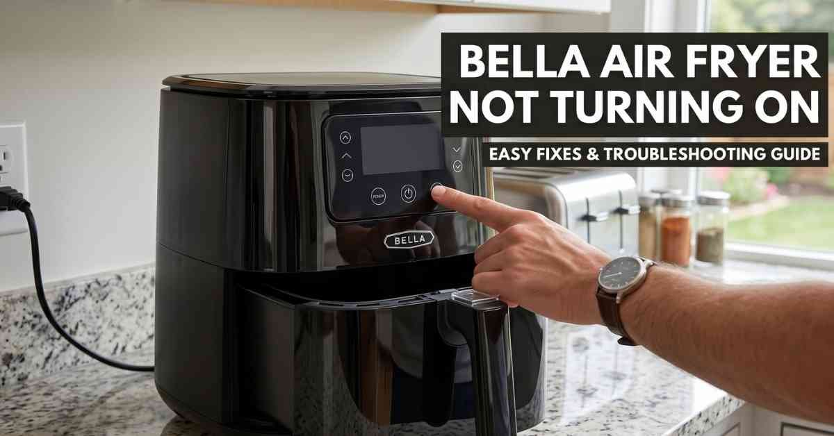 Bella Air Fryer Not Turning On Easy & Proven Fixes