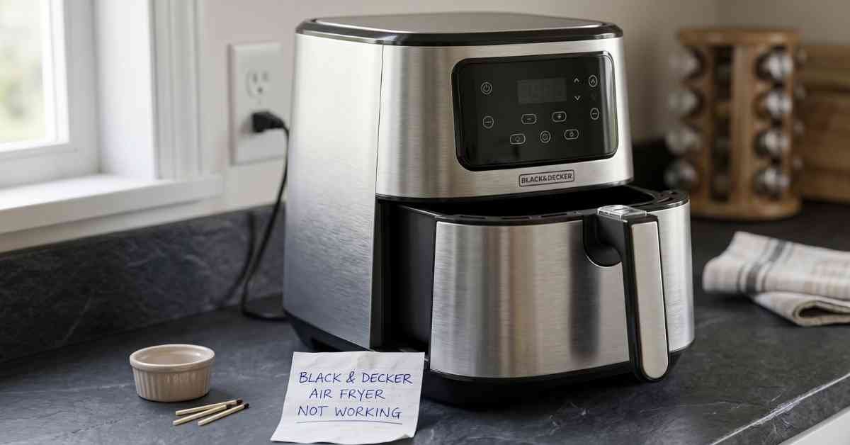 Black And Decker Air Fryer Not Working Quick Easy Fixes