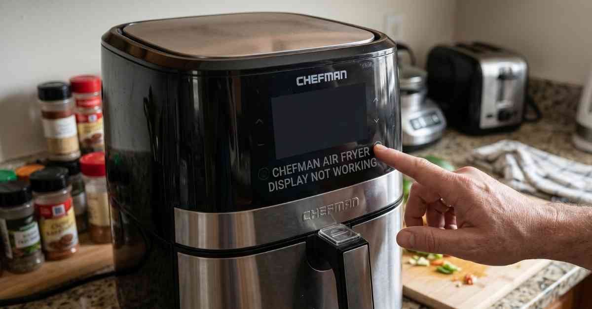 Chefman Air Fryer Display Not Working
