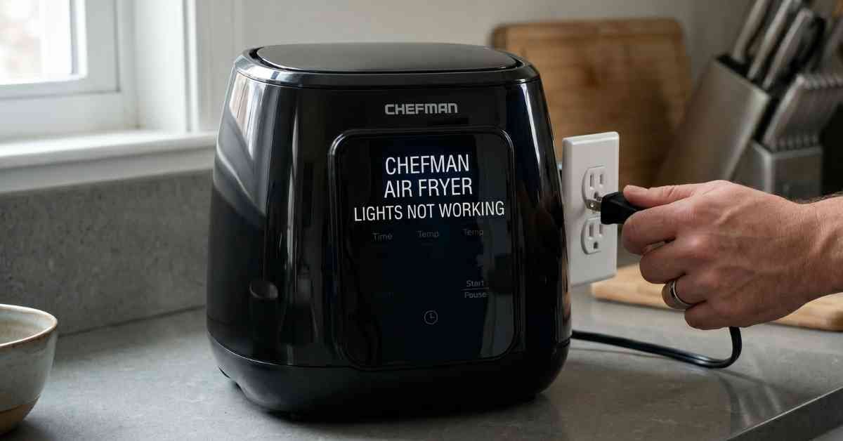 Chefman Air Fryer Lights Not Working Fast, Proven Fixes