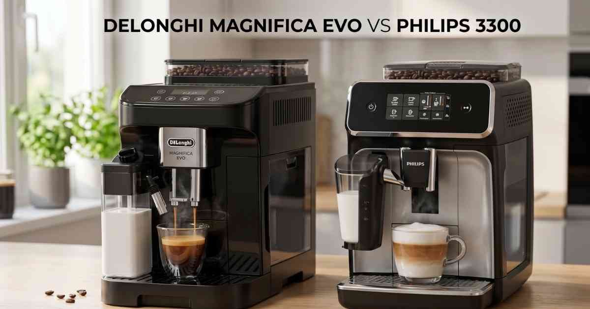 Delonghi Magnifica Evo vs Philips 3300