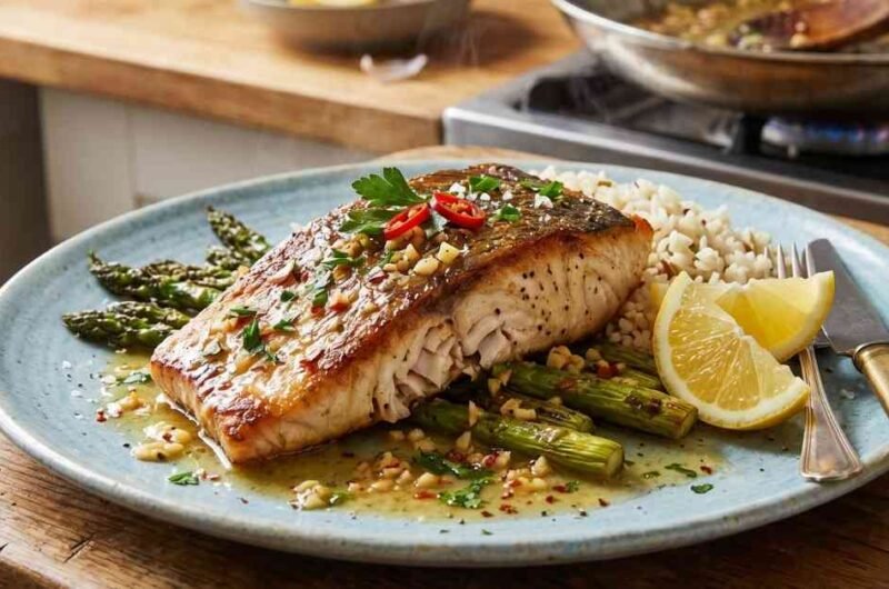 Easy Yellowtail Fish Recipe: Pan-Seared Garlic Butter