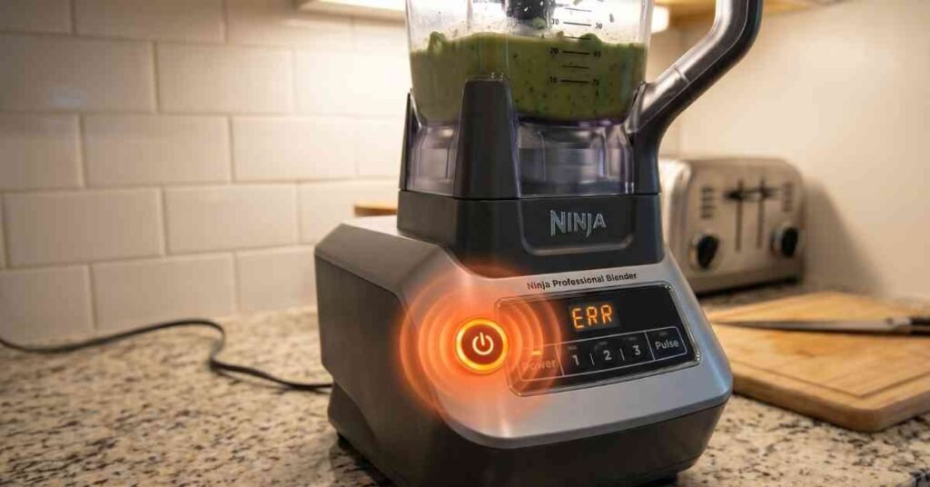 Ninja Blender Blinking Orange