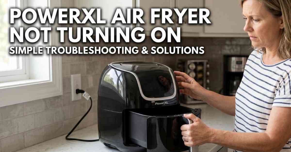 PowerXL Air Fryer Not Turning On Best Proven Fixes