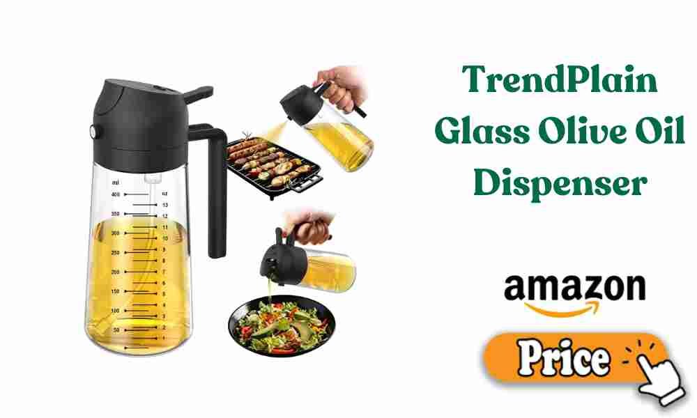 TrendPlain Glass Olive Oil Dispenser