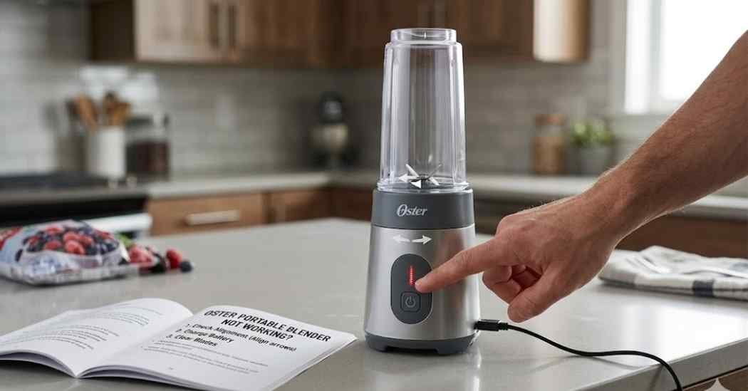 Oster Portable Blender Not Working