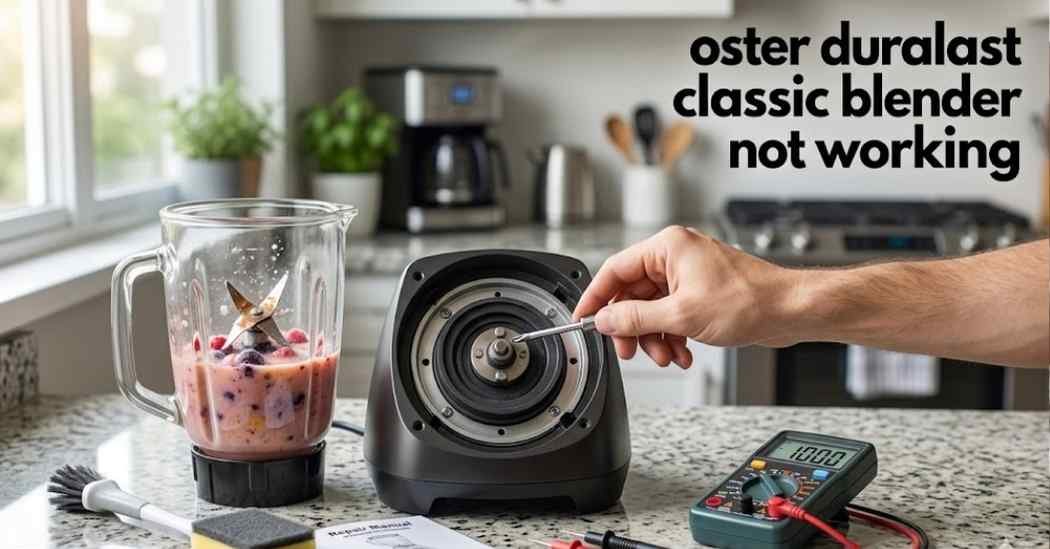 Oster Duralast Classic Blender Not Working