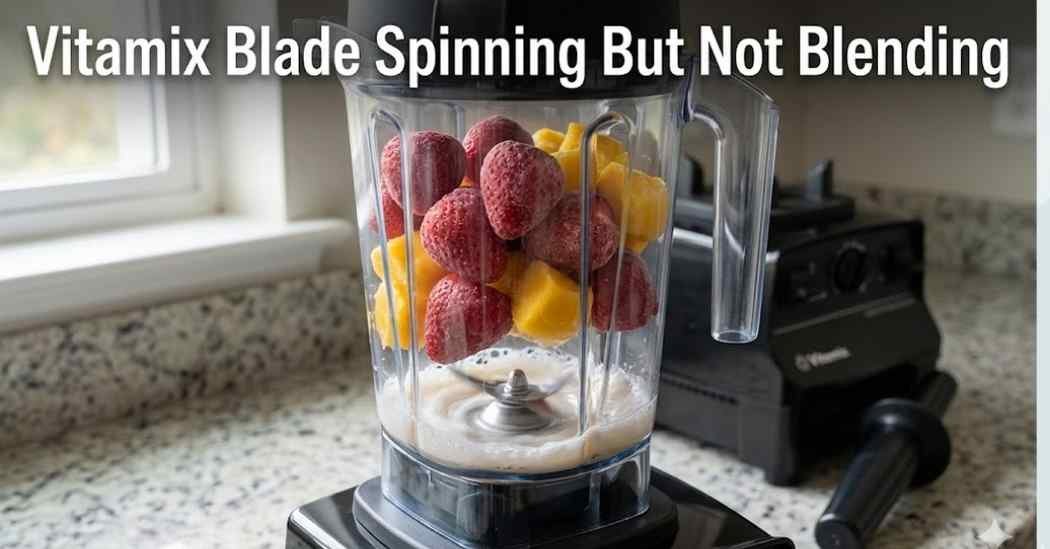 Vitamix Blade Spinning But Not Blending