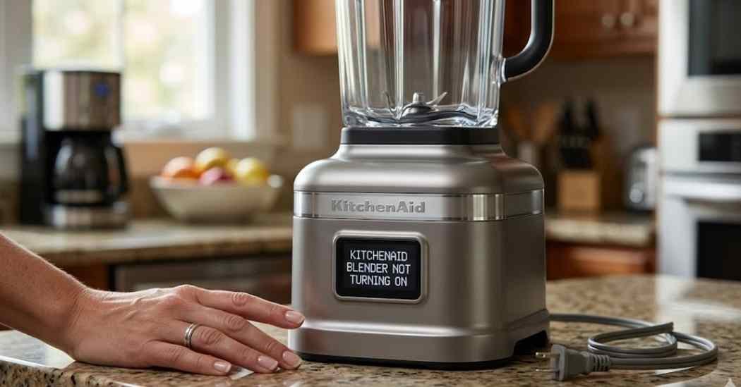KitchenAid blender not turning on