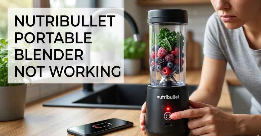 NutriBullet Portable Blender Not Working
