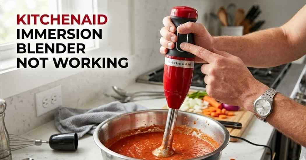 Kitchenaid immersion blender not working