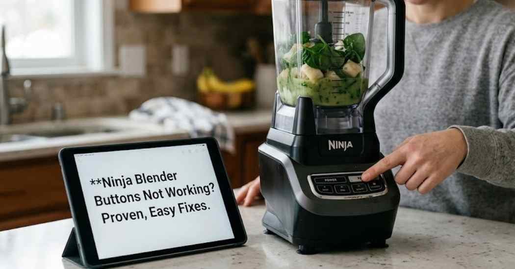 Ninja Blender Buttons Not Working