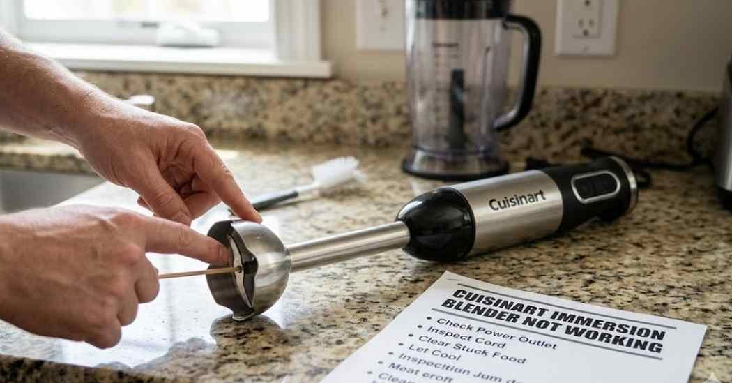 Cuisinart Immersion Blender Not Working