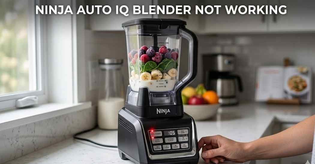 Ninja Auto iQ Blender Not Working