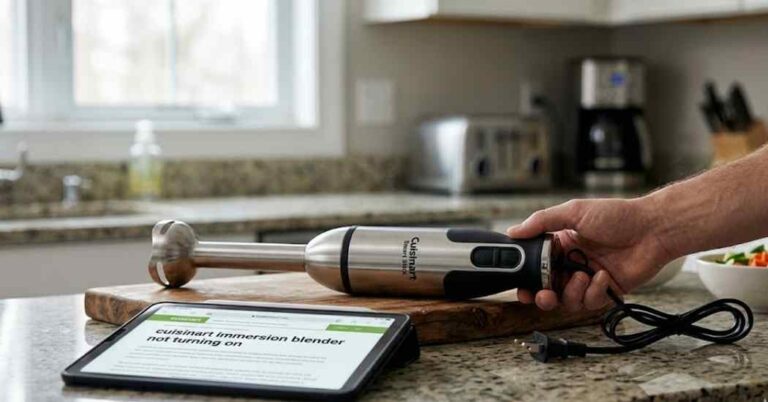 Cuisinart Immersion Blender Not Turning On