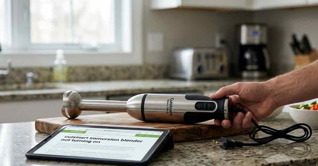 Cuisinart Immersion Blender Not Turning On