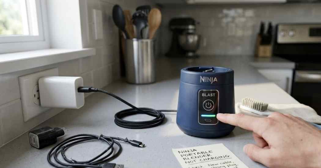 Ninja Portable Blender Not Charging
