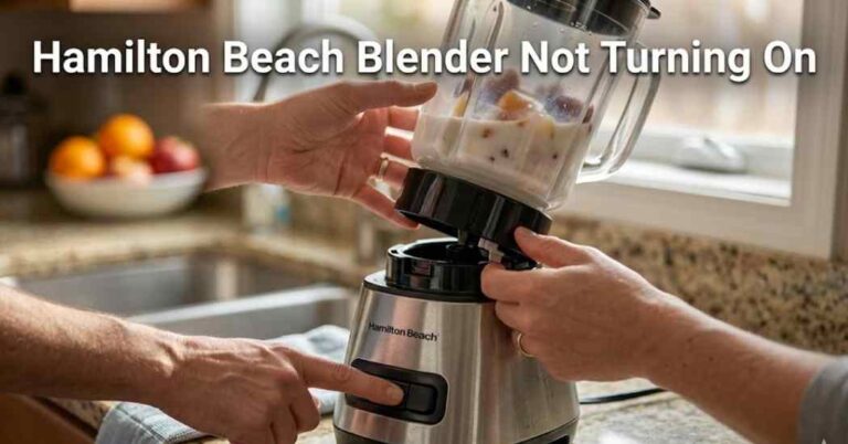 Hamilton Beach Blender Not Turning On