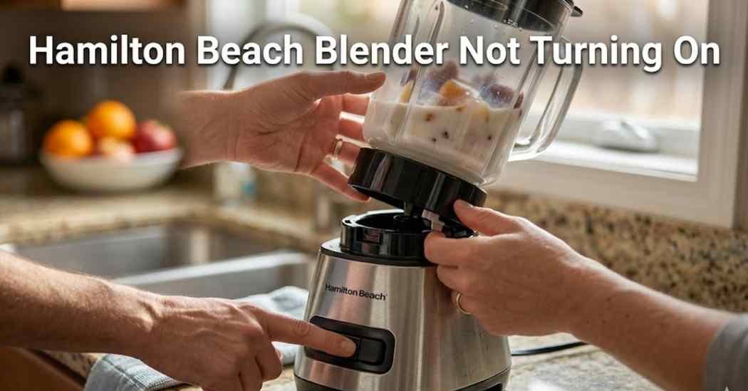Hamilton Beach Blender Not Turning On