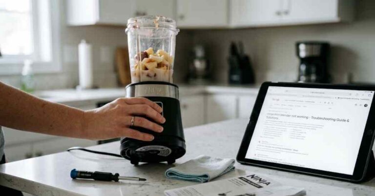 Ninja Mini Blender Not Working