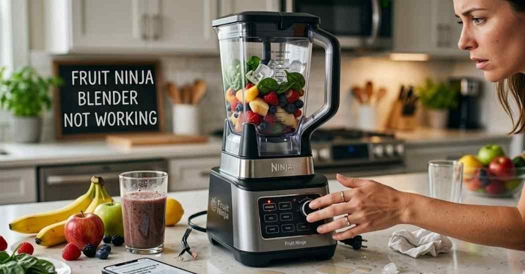 Fruit Ninja Blender Not Working