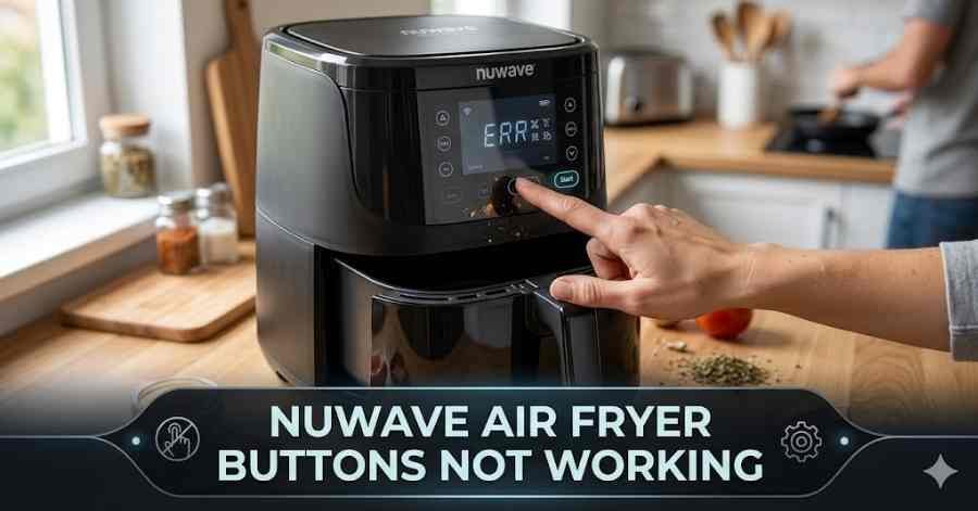 NuWave Air Fryer Buttons Not Working