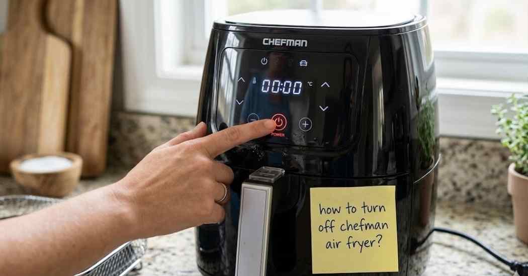 How To Turn Off Chefman Air Fryer