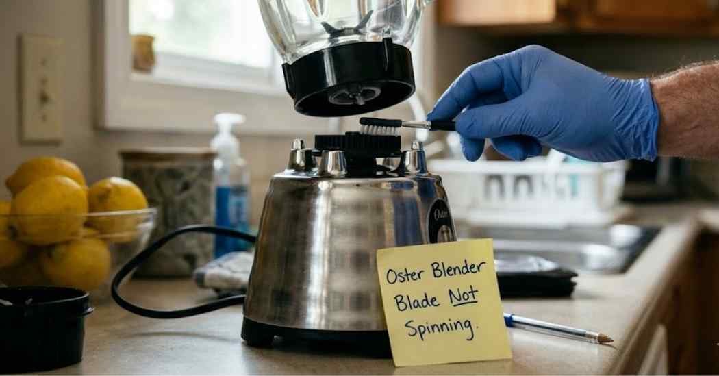 Oster Blender Blade Not Spinning