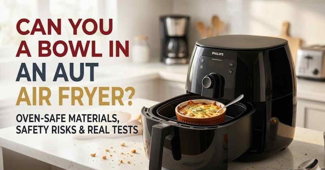 Can You Put a Bowl in an Air Fryer
