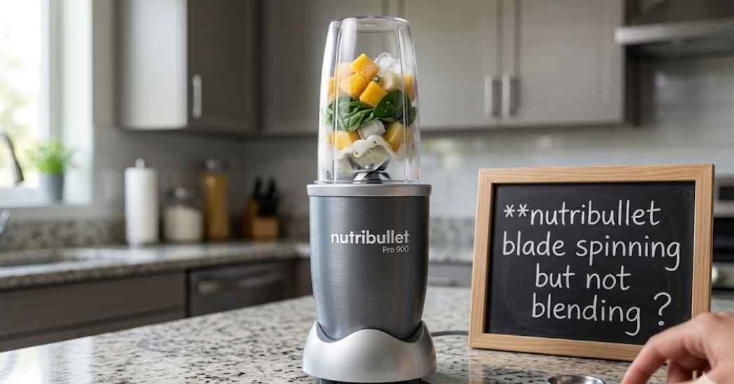 Nutribullet Blade Spinning but Not Blending