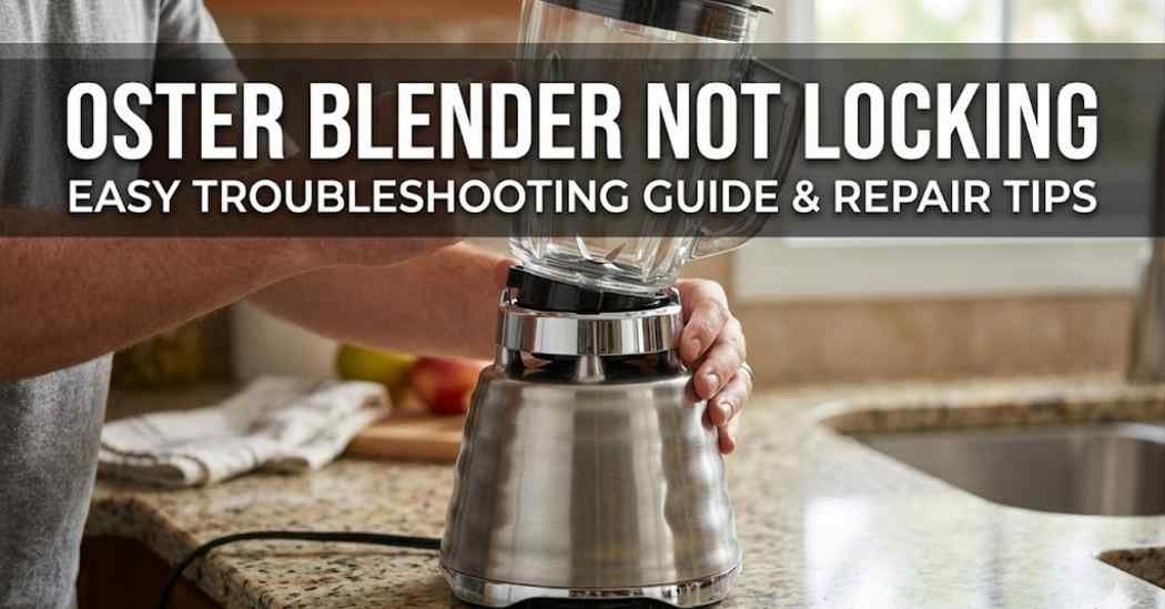 Oster Blender Not Locking